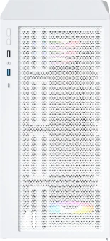 Корпус Montech X5 белый без БП ATX 4x120mm 1xUSB2.0 1xUSB3.0 1xUSB3.1 audio bott PSU - купить недорого с доставкой в интернет-магазине