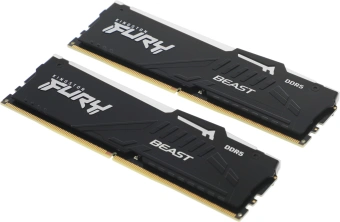 Память DDR5 2x8GB 6000MHz Kingston KF560C36BBEAK2-16 Fury Beast RGB RTL Gaming PC5-48000 CL36 DIMM 288-pin 1.35В single rank с радиатором Ret - купить недорого с доставкой в интернет-магазине