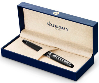 Ручка перьев. Waterman Expert 3 (S0951860) Matte Black CT M сталь нержавеющая подар.кор. - купить недорого с доставкой в интернет-магазине