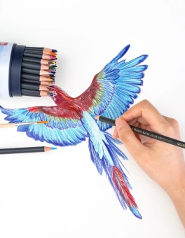 Карандаши цв. Deli 68102 Nuevo липа т.сер. корпус 48цв. мет.туб. - купить недорого с доставкой в интернет-магазине