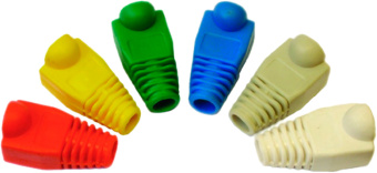 Колпачок Lanmaster (TWT-BO-6.0-OR/100) оранжевый (упак.:100шт) - купить недорого с доставкой в интернет-магазине