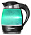 Чайник электрический Starwind SKG2219 1.8л. 2200Вт бирюзовый/черный корпус: стекло/пластик