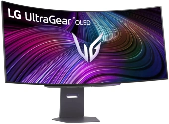 Монитор LG 44.5" UltraGear 45GX90SA-B черный OLED LED 21:9 HDMI M/M матовая HAS Piv 275cd 178гр/178гр 3400x1440 240Hz G-Sync FreeSync Premium DP WQ USB 13.5кг - купить недорого с доставкой в интернет-магазине
