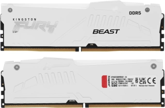 Память DDR5 2x32GB 6000MHz Kingston KF560C30BWEAK2-64 Fury Beast RGB RTL Gaming PC5-48000 CL30 DIMM 288-pin 1.4В kit single rank с радиатором Ret - купить недорого с доставкой в интернет-магазине