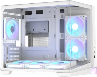 Корпус Formula Crystal Z4M Plus белый без БП mATX 2x120mm 1xUSB2.0 1xUSB3.0 audio bott PSU - купить недорого с доставкой в интернет-магазине