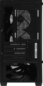 Корпус Accord ACC-ZCU1B черный без БП mATX 5x120mm 2xUSB3.0 1xUSB3.1 audio bott PSU - купить недорого с доставкой в интернет-магазине
