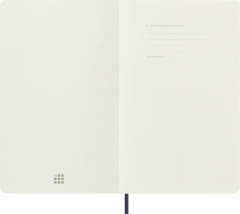 Блокнот Moleskine CLASSIC SOFT QP617B20 Large 130х210мм 192стр. клетка мягкая обложка синий сапфир - купить недорого с доставкой в интернет-магазине