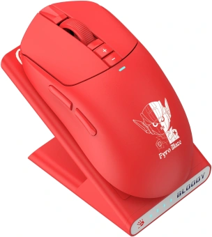 Мышь A4Tech Bloody R72 Ultra Duo белый/красный/рисунок оптическая 20000dpi беспров. USB-C 7but (R72 ULTRA DUO PIXELS RED) - купить недорого с доставкой в интернет-магазине