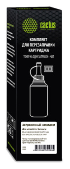 Тонер Cactus CS-RK-MLT-D101S черный флакон 90гр. (в компл.:чип) для принтера Samsung ML-2160/SCX-3400 - купить недорого с доставкой в интернет-магазине