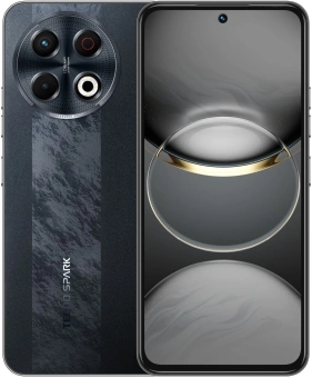 Смартфон Tecno Spark 30 Pro 256Gb 8Gb черный моноблок 3G 4G 2Sim 6.78" 1080x2436 Android 14 108Mpix 802.11 a/b/g/n/ac NFC GPS GSM900/1800 Protect FM microSD max1024Gb - купить недорого с доставкой в интернет-магазине