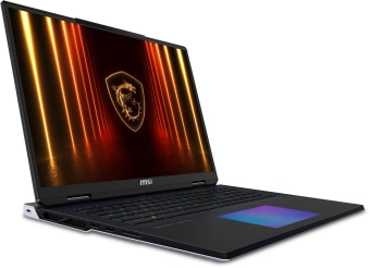 Ноутбук MSI Titan 18 HX AI A2XWJG-206RU Core Ultra 9 285HX 64Gb SSD4Tb NVIDIA GeForce RTX 5090 24Gb 18" IPS UHD+ (3840x2400) Windows 11 Home black WiFi BT Cam (9S7-182421-206) - купить недорого с доставкой в интернет-магазине