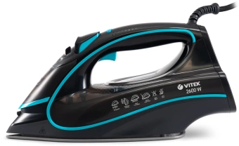 Утюг Vitek VT-8359 2600Вт черный - купить недорого с доставкой в интернет-магазине