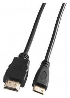 Кабель аудио-видео Buro mini-HDMI (m)/HDMI (m) 1.5м. черный (BHP-MINHDMI-1.5) - купить недорого с доставкой в интернет-магазине