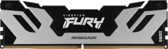 Память DDR5 24GB 7200MHz Kingston KF572C38RS-24 Fury Renegade Silver/Black RTL Gaming PC5-57600 CL38 DIMM 288-pin 1.45В single rank с радиатором Ret - купить недорого с доставкой в интернет-магазине