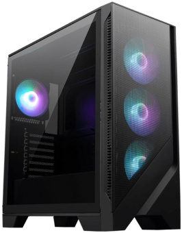 Корпус MSI MAG Forge 320R черный без БП ATX 5x120mm 2xUSB3.1 audio bott PSU - купить недорого с доставкой в интернет-магазине