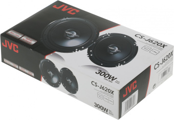 Колонки автомобильные JVC CS-J620X 300Вт 87дБ 4Ом 14.24см (6дюйм) (ком.:2кол.) коаксиальные двухполосные - купить недорого с доставкой в интернет-магазине