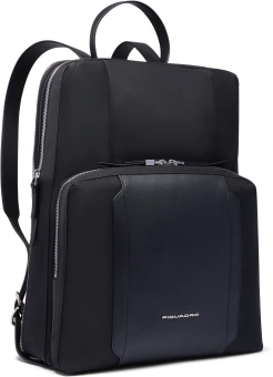 Рюкзак женский Piquadro Lyra CA6216W92T/N черный ткань/натур.кожа - купить недорого с доставкой в интернет-магазине