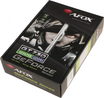 Видеокарта Afox PCI-E 2.0 AF730-4096D5H5 NVIDIA GeForce GT 730 4Gb 128bit GDDR5 700/5000 DVIx1 HDMIx1 CRTx1 HDCP Ret - купить недорого с доставкой в интернет-магазине