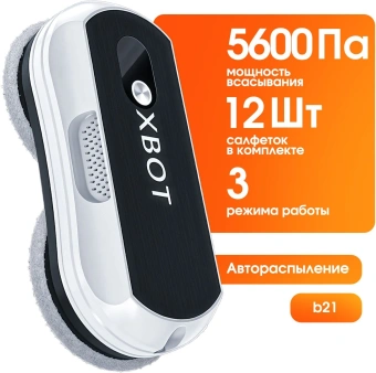 Мойщик окон Xbot В21 пит.:от сети черный - купить недорого с доставкой в интернет-магазине