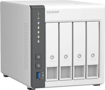 Сетевое хранилище NAS Qnap D4 (REV. C) 4-bay настольный Cortex-A55 RK3568B2 - купить недорого с доставкой в интернет-магазине