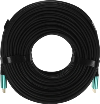 Кабель аудио-видео Cactus CS-HDMI-AOC-2.1-70 HDMI (m)/HDMI (m) 70м. позолоч.конт. черный - купить недорого с доставкой в интернет-магазине