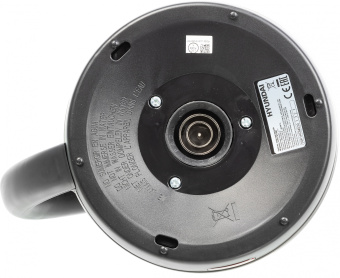 Чайник электрический Hyundai HYK-S1030 1.7л. 2200Вт серебристый матовый/черный корпус: металл/пластик - купить недорого с доставкой в интернет-магазине