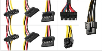 Блок питания KingPrice ATX 600W KPPSU600 (20+4pin) 120mm fan 4xSATA - купить недорого с доставкой в интернет-магазине