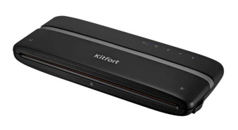 Вакуумный упаковщик Kitfort КТ-1526 110Вт 0.6Бар шир.пак.:27см черный - купить недорого с доставкой в интернет-магазине