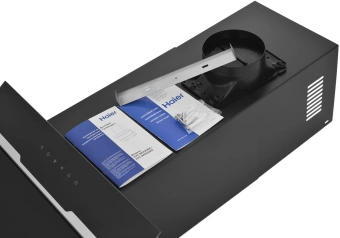 Вытяжка каминная Haier HVX-W692GBA черный управление: сенсорное (1 мотор) - купить недорого с доставкой в интернет-магазине