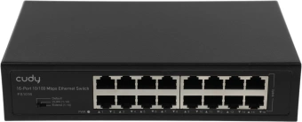 Коммутатор Cudy FS1016 (L2) 16x100Мбит/с неуправляемый - купить недорого с доставкой в интернет-магазине