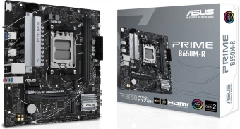 Материнская плата Asus PRIME B650M-R SocketAM5 AMD B650 2xDDR5 mATX AC`97 8ch(7.1) 2.5Gg RAID+HDMI - купить недорого с доставкой в интернет-магазине