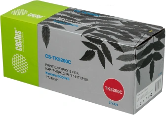 Картридж лазерный Cactus CS-TK5290C TK-5290C голубой (13000стр.) для Kyocera Ecosys P7240cdn - купить недорого с доставкой в интернет-магазине