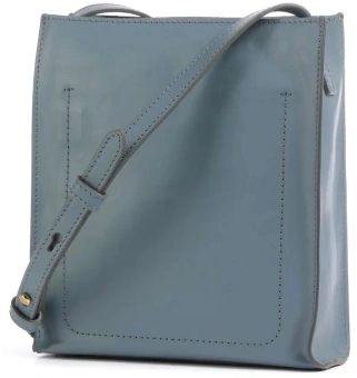 Сумка кросс-боди женская The Bridge Mirra 04160501/KP голубая натур.кожа - купить недорого с доставкой в интернет-магазине