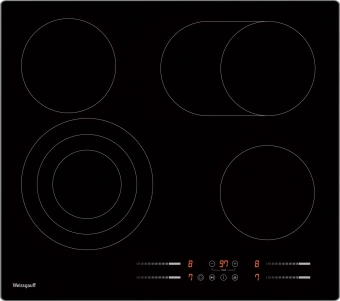 Варочная поверхность Weissgauff HV 643 BSG черный - купить недорого с доставкой в интернет-магазине