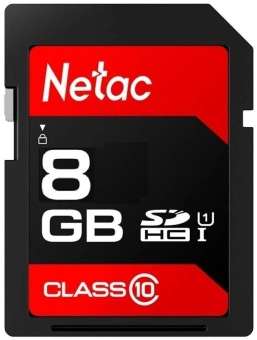 Флеш карта SDHC 8GB Netac NT02P600STN-008G-R P600 w/o adapter - купить недорого с доставкой в интернет-магазине