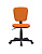 Кресло Бюрократ Ch-204NX оранжевый 26-29-1 крестов. пластик