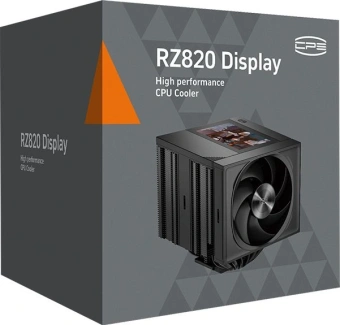 Устройство охлаждения(кулер) PcCooler RZ820 Display BK нет подсветки Soc-AM5/AM4/1200/1700/1851 черный 4-pin 15-27.1dB Al+Cu LCD 300W 1860gr Ret (RZ820-BKNWNY-GL) - купить недорого с доставкой в интернет-магазине