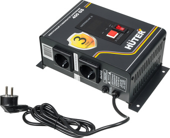 Стабилизатор напряжения Huter 400GS 0.35кВА однофазный серый (63/6/12) - купить недорого с доставкой в интернет-магазине