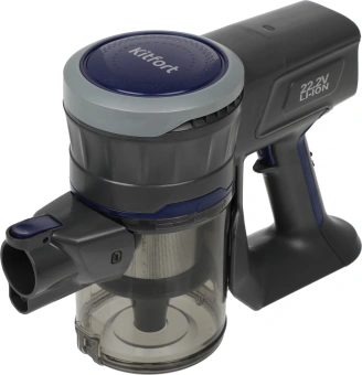 Пылесос ручной Kitfort КТ-541-1 120Вт синий/серый - купить недорого с доставкой в интернет-магазине