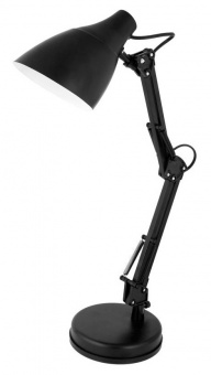 Светильник Camelion KD-331 C02 (12791) настольный на основание E27 черный 40Вт - купить недорого с доставкой в интернет-магазине