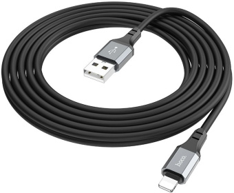 Кабель Hoco X92 Honest IP USB (m)-Lightning (m) 3м черный коробка - купить недорого с доставкой в интернет-магазине