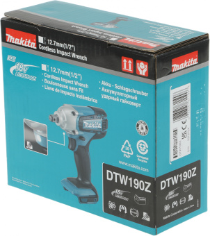 Гайковерт Makita DTW190Z аккум. патрон:квад.1/2" - купить недорого с доставкой в интернет-магазине
