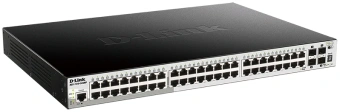 Коммутатор D-Link DGS-1510-52XMP DGS-1510-52XMP/A2A (L2+) 48x1Гбит/с 4SFP+ 48PoE 370W управляемый - купить недорого с доставкой в интернет-магазине