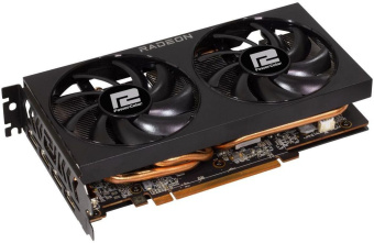 Видеокарта PowerColor PCI-E 4.0 RX 7600 8G-F AMD Radeon RX 7600 8Gb 128bit GDDR6 2250/18000 HDMIx1 DPx3 HDCP Ret - купить недорого с доставкой в интернет-магазине