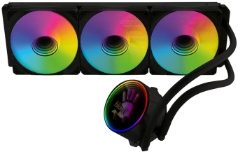 Система водяного охлаждения Bloody BD-LC360ARGB1 ARGB Soc-AM5/AM4/1200/1700/1851 черный 4-pin 22-35dB Al+Cu 300W 1500gr Ret (BD-LC360ARGB1-BK) - купить недорого с доставкой в интернет-магазине