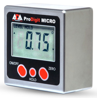 Уровень Ada Pro-Digit Micro электронный магнит. серебристый/черный (А00335) - купить недорого с доставкой в интернет-магазине