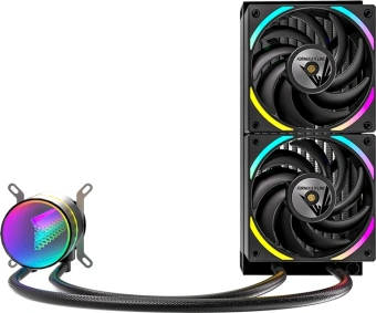 Система водяного охлаждения Formula Oasis L240 ARGB Soc-AM5/AM4/1200/2066/1700/1851 черный 4-pin Al+Cu 310W Ret (OASIS L240 ARGB BK) - купить недорого с доставкой в интернет-магазине
