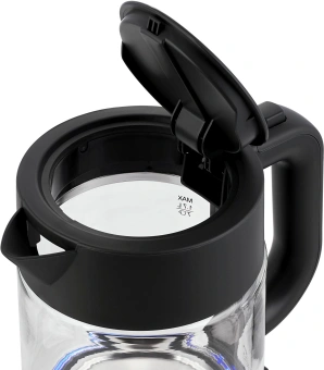 Чайник электрический Hyundai HYK-G7707 1.7л. 2200Вт графит корпус: стекло - купить недорого с доставкой в интернет-магазине