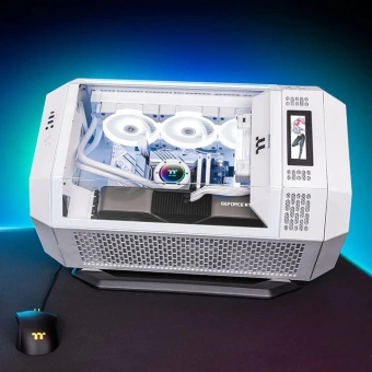 Корпус Thermaltake The Tower 300 Snow белый без БП mATX 8x120mm 6x140mm 2xUSB3.0 audio bott PSU - купить недорого с доставкой в интернет-магазине