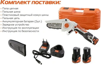 Цепная пила Sturm! CSC1204C аккум. дл.шины:4"(10cm) 2аккум. 2Ач ЗУ - купить недорого с доставкой в интернет-магазине